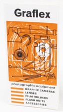 Original Graflex Products Brochure Fold-Out, 1967 with Pricing - Speed Graphic