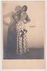 Young Elegant Woman Backless Dress Pose Fashion Model Pretty Girl Vintage Photo
