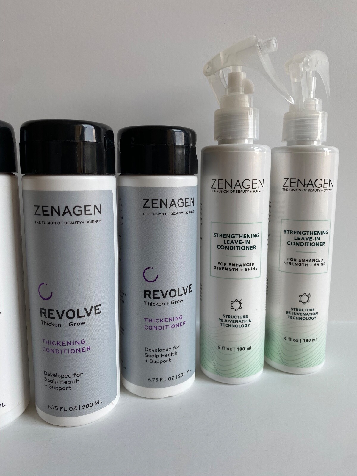 Zenagen Revolve Women Thickening Shampoo & Conditioner & LeaveIn Spray