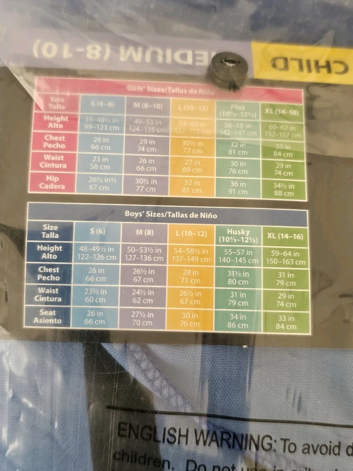 Disfraz crayón crayola infantil (azul) talla mediana en su embalaje original Foto 2 de 2