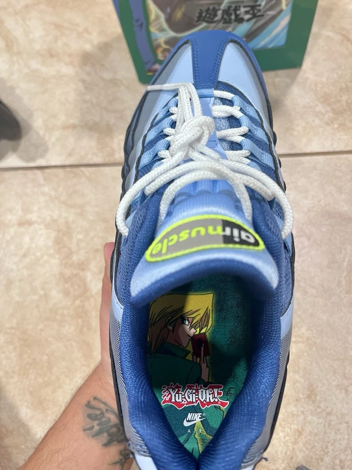 🔥 Talla 9.5 - Nike Yu-Gi-Oh! x Air Max Muscle 95 QS Joey ENVÍO EL MISMO DÍA Foto 3 de 4