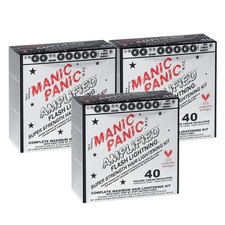 MANIC PANIC Flash Lightning Hair Bleach Kit - 40 Vol Developer, Lifts Up To 7 Le