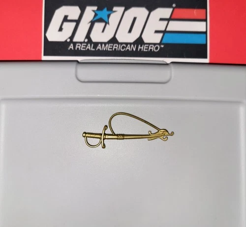 GI Joe Cobra Iron Grenadier 1988 Sword Weapon Accessory Original 80's Hasbro