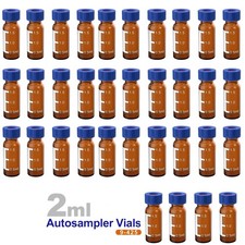 2ml Autosampler Amber Vials 1000 Packs HPLC Vial 9-425 Vial with Blue Screw Caps