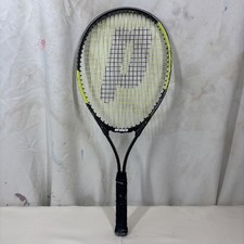 Prince Thunder Tennis Racquet 110 Grip 4 3/8 Black Yellow. 26" 45-50 Lbs