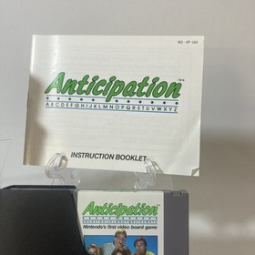 Anticipation for NES Nintendo Complete In Box CIB Great Shape