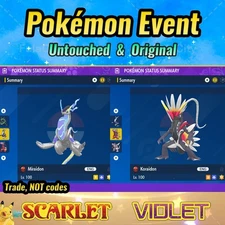✨ Shiny Miraidon Koraidon 🟣Event Paldea American GameStop ❤️ Scarlet Violet 💜