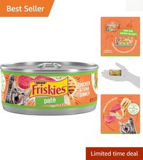 Chicken & Tuna Pate Cat Food - 24 x 5.5 oz. Can Pack, All-Natural 4.36 per gallon