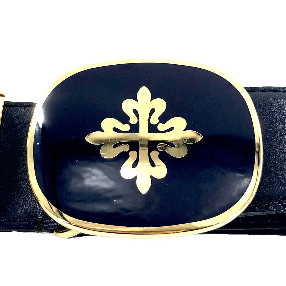 PATEK PHILIPPE Patek Philippe Cinturón, Gemelos y Clip de Corbata en GP Azul Marino. 3 piezas Foto 4 de 4