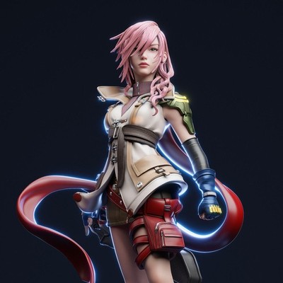 Lightning | Final Fantasy XIII | High Quality Unpainted Resin Garage Kit