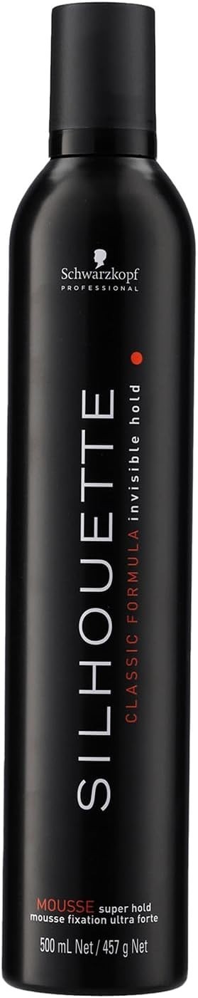 Schwarzkopf Silhouette Super Hold Mousse 500ml – Professional Extra Strong Foam