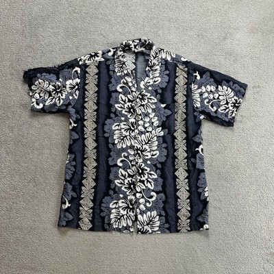 HAWAII Hemd Hawaiishirt Floral S Magnum Rockabilly Hawaiianer Aloha 31201 Blau