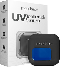 UV-C Toothbrush Sanitizer  Travel Case - Fits Any Toothbrush Head