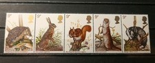 Great Britain 🇬🇧 Stamps 1977 Wildlife Protection. Complete Strip.MNH