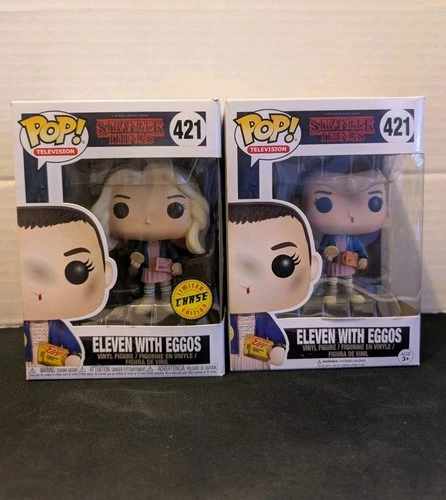 Funko Pop! Stranger Things - Eleven with Eggos #421 Chase & Common Pack