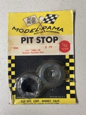 K&B #406 NOS Racing Tires Wide Slick German Formula 1 1/8  X 1/2 - 1/25 Scale