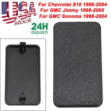 For 1998-2004 S10 Blazer Sonoma Jimmy Dash Bezel A Bag Switch Plate Insert Black