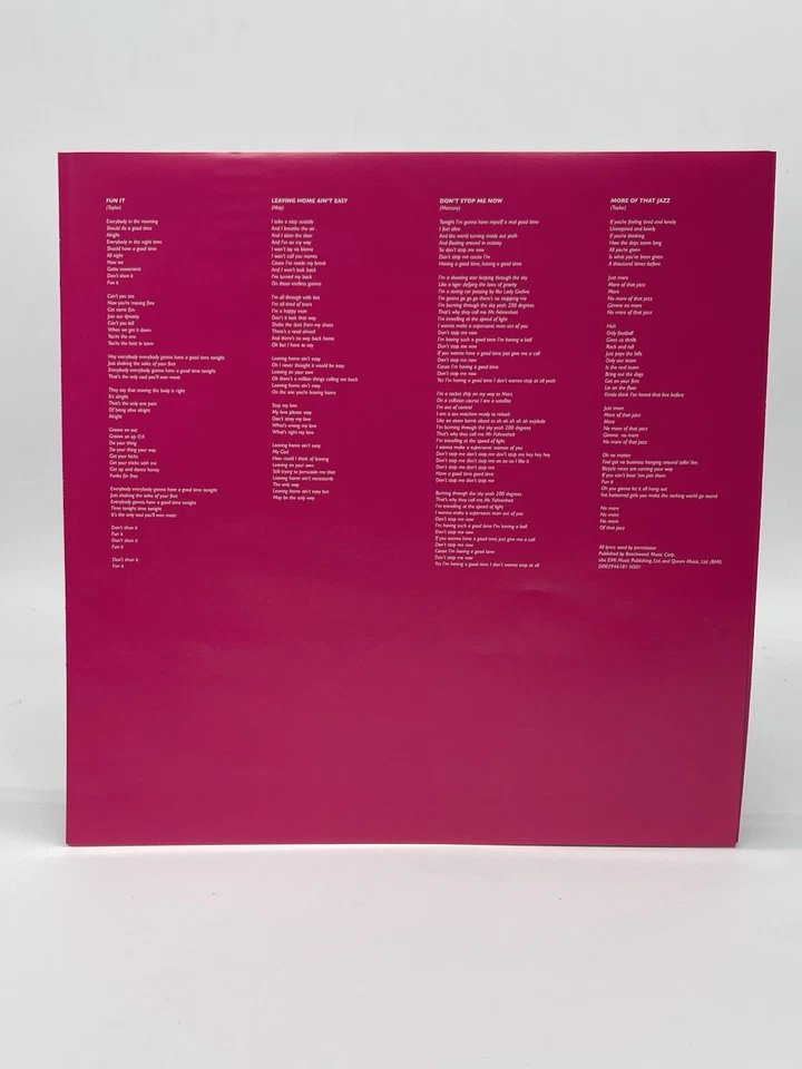 QUEEN JAZZ 12" LP VG+ VINYL RECORD GATEFOLD HOLLYWOOD w/POSTER & SLEEVES 2011 - Image 4 of 4