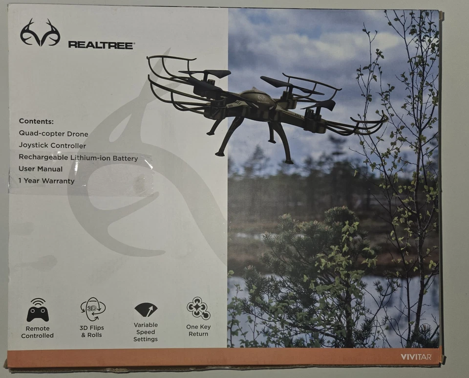 Vivitar Realtree Quadcopter Drone DRC088-CM New - Image 4 of 4