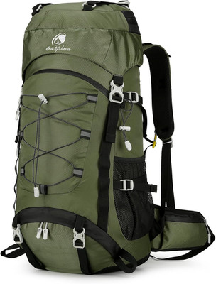 60L Wanderrucksack Herren Damen, Wasserdicht Bequem Trekkingrucksack Mit Hüftgur