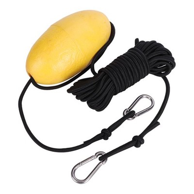 9.8m/32.2ft Fishing Drift Anchor Throw Line Sea Drogue Portable Float Buoy SET