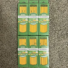 Ticonderoga #2 HB Premium Wood Pencils 24 Count 13924 Yellow 6 PACK 144 Pencils