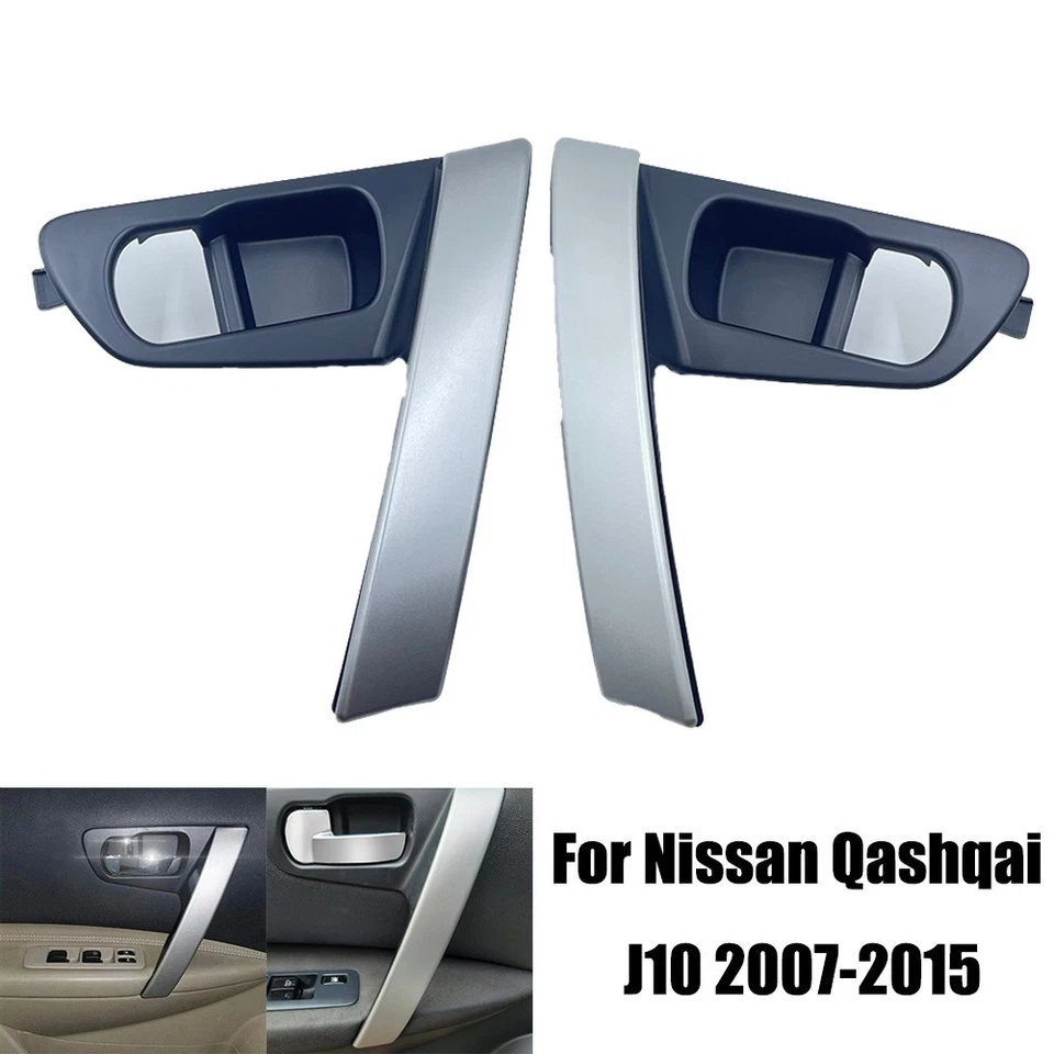 Interior Door Handles Black And Silver Direct Replacement Easy Installation - Image 3 of 4