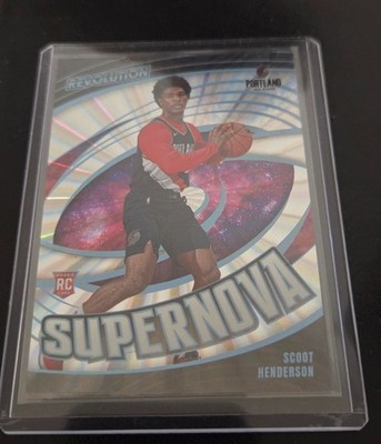 2023-24 Panini Revolution - Supernova Scoot Henderson #9 Sunburst /75 (RC)