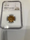 1928 S LINCOLN WHEAT CENT PENNY NGC CERTIFIED MS 63 RB