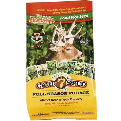 Harvest Card 7 Stud Full Season Forage Food Plot Seed, 10 lb. Bag