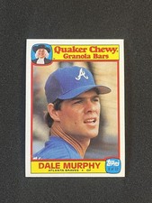 1986 Topps Quaker Granola #8 Dale Murphy Baseball Card JPC