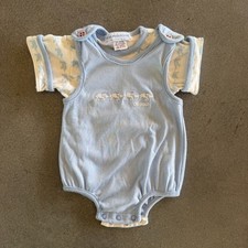 Vintage 70s 80s OshKosh B'Gosh Baby Body Suit and Shirt 12 MOS Made in USA