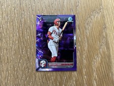Bryson Stott 2022 Bowman Chrome Sapphire Purple Refractor Rookie #’d 21/25