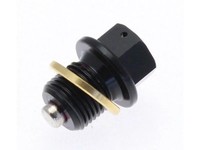 Magnetische Ablassschraube - Alu Schwarz M12X1,25X14 FüR Suzuki DR-Z 400 2000-03