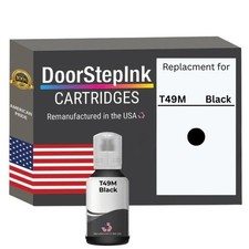 DoorStepInk Compatible Ink Bottle For Epson T49M Black-USA