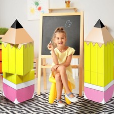 Bucherry 6 Pcs Back to School Decoration Large Classroom Theme Decoration Box...