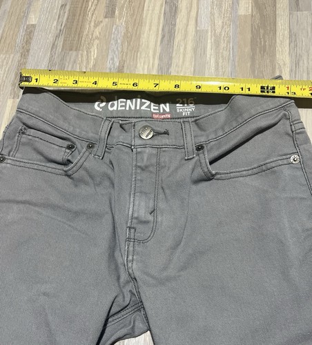 Levi's Denizen Jungen Größe 14 Reg 216 Skinny Fit Denim Jeans grau  - Bild 4 von 6