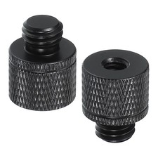 2Pcs 1/4" Female to M10 Male Tripod Nut Camera Mount Screw1 20mm