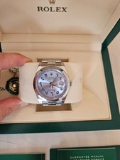 Rolex Datejust 41mm 126300 Ice Blue Arabic dial