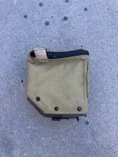 London Bridge MK 48 LBT Khaki Nutsack Pouch w/ Gold Lion Tag *RARE*