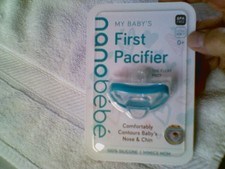 Nanobebe My First Pacifier Extra Soft Newborn Baby BPA Free 100 Silicone NIB