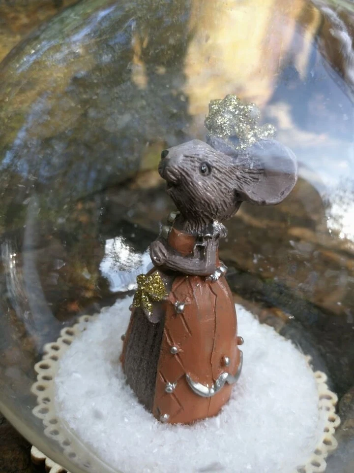 Pallina per albero di Natale regina dei topi Beatrix palla di Natale palla di... - Immagine 3 di 4