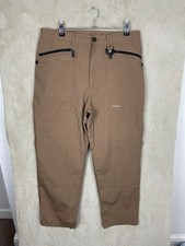 Men's Rohan Bags Utility Beige Trousers Size W32 L26 Straight Airlight Hiking