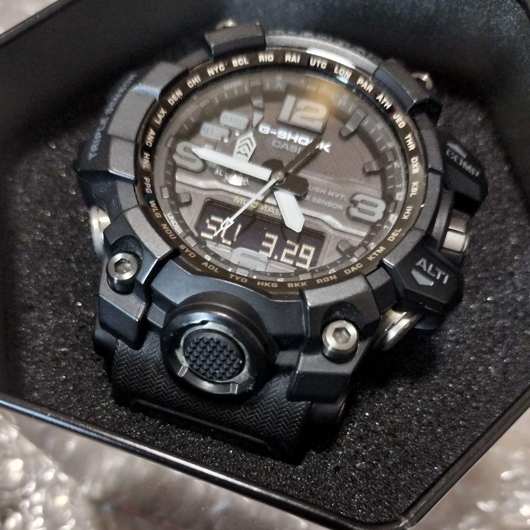 CASIO G-SHOCK Mudmaster GWG-1000-1A1 All Black Radio Solar Watch image 2