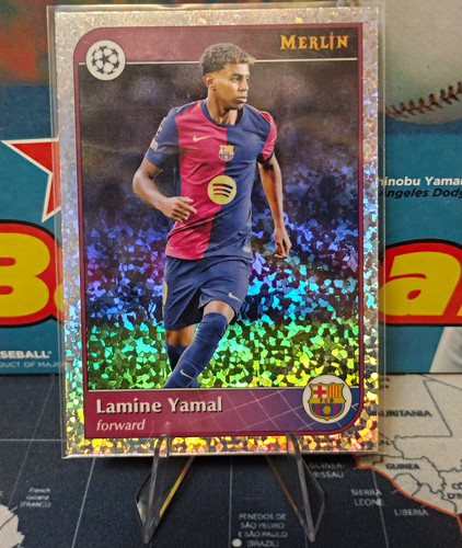 2024-25 Topps Merlin UEFA Club Competitions - Lamine Yamal #19 - Mini-Diamond