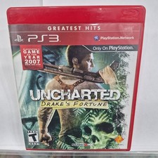 Uncharted: Drake's Fortune (Sony PlayStation 3, 2007) Greatest Hits 