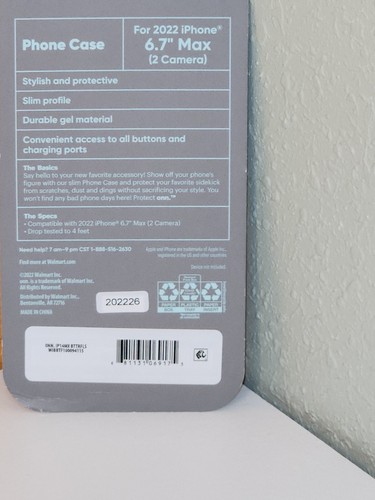 2022 Iphone Hülle Protect Onn. Multicolor Butterfly 6.7 Bildschirmgröße  - Bild 6 von 6