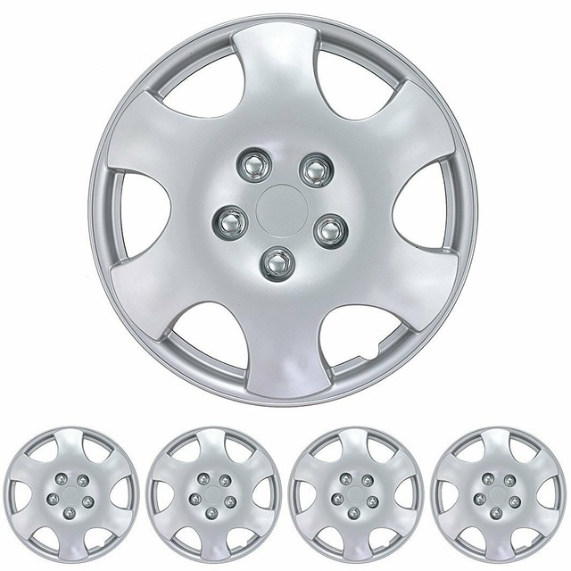 CarXS 15 inch Hubcaps Best for 20042020 Toyota Yaris Set of 4 Wheel