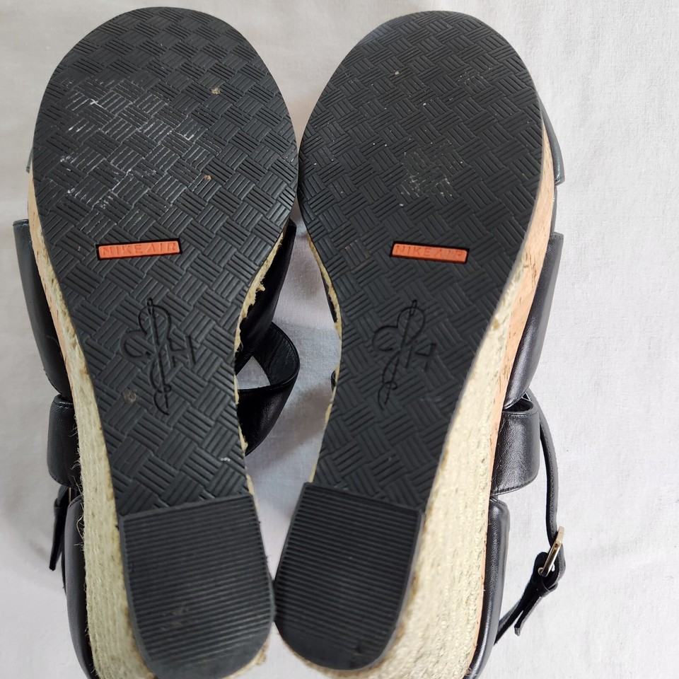 Cole Haan Damen Slipper Aus Jute & Strick – Schwarz/natural, Mit Cloudfeel Komfortsohle