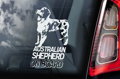 Australian Shepherd Autoaufkleber,Hund Owner Fenster Schild Gift - Wähle Deine